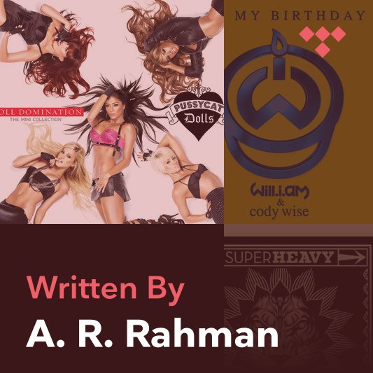 Songwriter Mix: A. R. Rahman